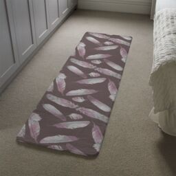 Benjamin Tate Design Imprints Bird Feathers Runner Rug in Natural - Size: 67 cm x 230 cm - thumbnail 4