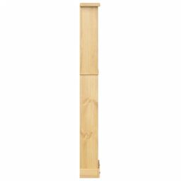 Berkfield Home Bookcase Corona 46x20x170 cm Solid Wood Pine in Brown - Size: 46 x 20 x 170 cm - thumbnail 5