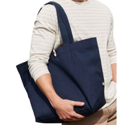 Westford Mill Marina Tote Shopping Bag (20L) in Black - thumbnail 2