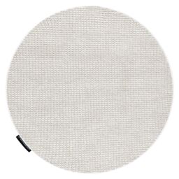 RugsX Casablanca Loop Rug in White - Size: 100 cm diameter - thumbnail 2