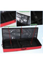 Deco Express Christmas Tree Storage Bag 100×35x10cm in Red - Size: 35x10 cm - thumbnail 3