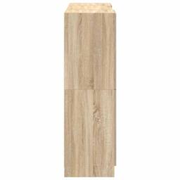 Berkfield Home Durable 3 Piece Kitchen Cabinet Set Sonoma Oak Engineered Wood in Light Oak - thumbnail 8