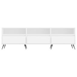 Berkfield Home TV Cabinet White 150x30x44.5 cm Engineered Wood - thumbnail 5