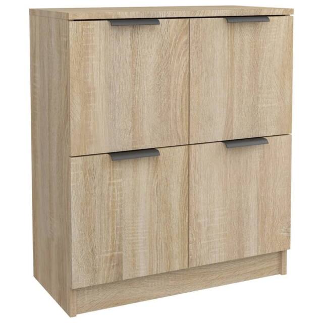 Berkfield Home Sideboard Sonoma Oak 60x30x70 cm Engineered Wood in Light Tan - Size: 60 x 30 x 70 cm - image 1