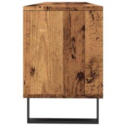 Berkfield Home TV Cabinet Old Wood 150x30x44.5 cm Engineered Wood in Brown - thumbnail 6