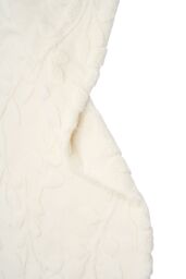 Living and Home Soft Warm Plush Fuzzy Throw Blanket in Beige - Size: Medium - thumbnail 8