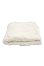 Living and Home Soft Warm Plush Fuzzy Throw Blanket in Beige - Size: Medium - thumbnail 7