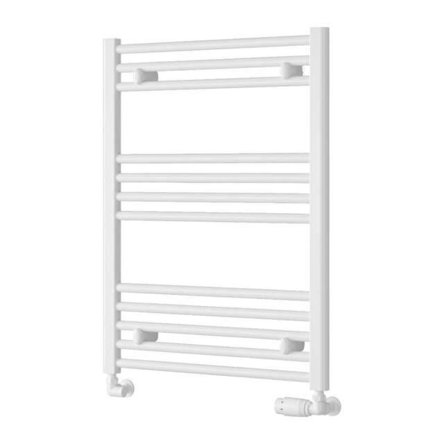Bathroom Kingdom Capo White Straight Heated Towel Rail 800x600 - image 1