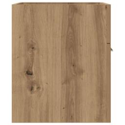 Berkfield Home Bathroom Sink Cabinet Artisan Oak 41x38.5x46 cm Engineered Wood in Brown - thumbnail 5