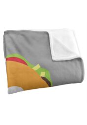 David Olenick Taco Eclipse of The Heart Silky Touch Super Soft Throw Blanket 152 X 127 cm in White - thumbnail 3