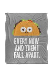 David Olenick Taco Eclipse of The Heart Silky Touch Super Soft Throw Blanket 152 X 127 cm in White - thumbnail 1