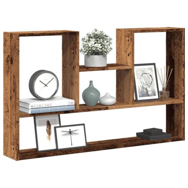 Berkfield Home Wall Shelf Old Wood 99x15x60 cm Engineered Wood in Brown - Size: 99 x 15 x 60 cm - image 1