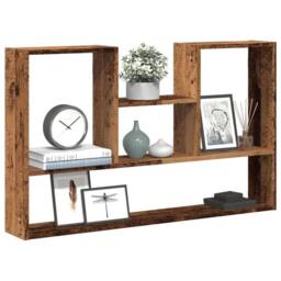 Berkfield Home Wall Shelf Old Wood 99x15x60 cm Engineered Wood in Brown - Size: 99 x 15 x 60 cm - thumbnail 1