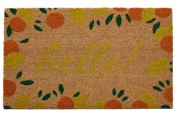 Orsina La Dolce Frutta Doormat in Brown - Size: 100 cm diameter - thumbnail 2