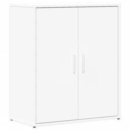 Berkfield Home Sideboards 2 pcs White 60x31x70 cm Engineered Wood - Size: 60 x 31 x 70 cm - thumbnail 4