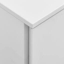 Berkfield Home Mobile File Cabinet Light Grey 39x45x60 cm Steel - Size: 39 x 45 x 60 cm - thumbnail 6