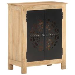 Berkfield Home Sideboard 60x35x75 cm Solid Mango Wood in Brown - Size: 60 x 35 x 75 cm - thumbnail 8