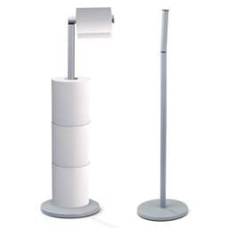 FLAVORA Grey2 in 1 Toilet Paper Holder Bathroom in Grey - Size: 180 cm width x 180 cm drop - thumbnail 2