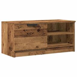 Berkfield Home TV Cabinets 2 pcs Old Wood 80x35x36.5 cm Engineered Wood in Brown - thumbnail 5