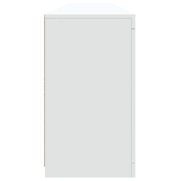 Berkfield Home Sideboard with LED Lights White 202x37x67 cm - Size: 202 x 37 x 67 cm - thumbnail 7