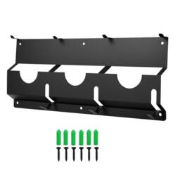Hinsinc Wall Mount Metal Angle Grinder Storage Rack in Black - Size: 10000mm x 520mm - thumbnail 3