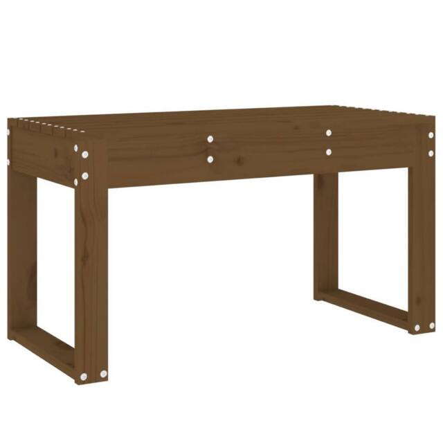 Berkfield Home Garden Bench Honey Brown 80x38x45 cm Solid Wood Pine - Size: 80 x 38 x 45 cm - image 1