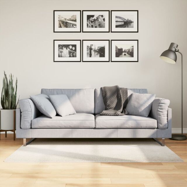 Berkfield Home Rug IZA Short Pile Scandinavian Look Cream 80x150 cm - Size: Medium - image 1