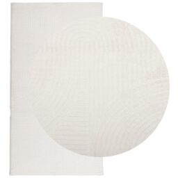 Berkfield Home Rug IZA Short Pile Scandinavian Look Cream 80x150 cm - Size: Medium - thumbnail 3