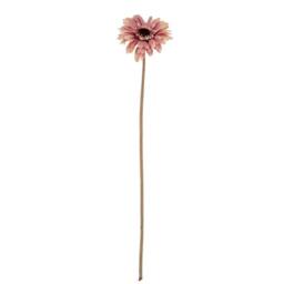 Lemon Pavilion Furniture and Decor Pink Gerbera Stem Artificial Flower - Plastic - L11xW11xH53 cm - Pink in Light Pink - thumbnail 1