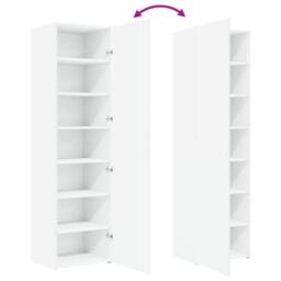 Berkfield Home Highboard White 50x42.5x185 cm Engineered Wood - thumbnail 7