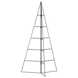 Berkfield Home Metal Christmas Tree for Decoration Black 100 cm - thumbnail 4