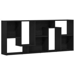 Berkfield Home Classic Bookcase Black Oak 67x24x161 cm Engineered Wood - Size: 67 x 24 x 161 cm - thumbnail 5