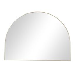 Melody Maison Large Gold Arched Wall Mirror 90cm X 120cm - Size: 90 cm X 120 cm - thumbnail 1