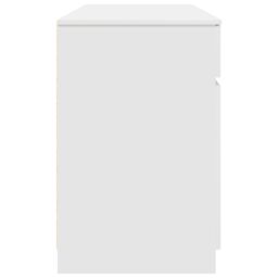 Berkfield Home Desk White 140x49x76 cm Engineered Wood - Size: 140 x 49 x 76 cm - thumbnail 8