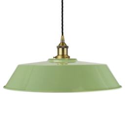 SE Home Mint Green Large Chancery Pendant Light - Matt Antique Brass - thumbnail 1
