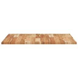 Berkfield Home Table Top Square 80x80x2 cm Solid Wood Acacia in Brown - Size: 80 x 80 x 2 cm - thumbnail 6