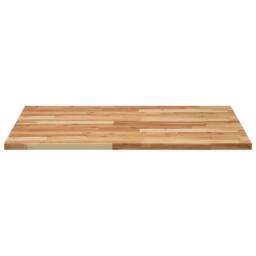 Berkfield Home Table Top Square 80x80x2 cm Solid Wood Acacia in Brown - Size: 80 x 80 x 2 cm - thumbnail 4