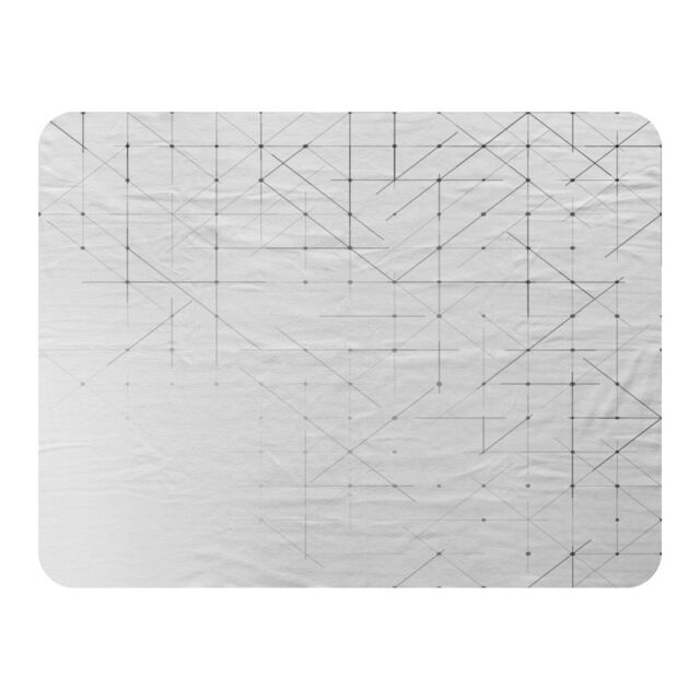 Benjamin Tate Design Geometric Simple Minimalistic Blanket in Natural - Size: 120 cm x 150 cm - image 1