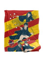 Warner Brothers Harry Potter Gryffindor Stripes Blanket 152 x 127 cm in White - thumbnail 2