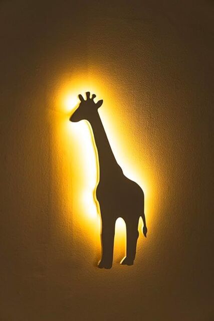 Marco Paul White Wooden Night Light Wall Mounted Nursery Lighting - image 1