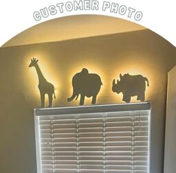 Marco Paul White Wooden Night Light Wall Mounted Nursery Lighting - thumbnail 6