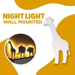 Marco Paul White Wooden Night Light Wall Mounted Nursery Lighting - thumbnail 4