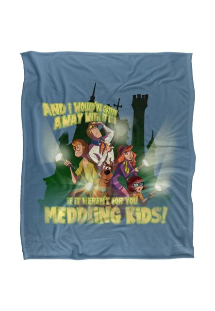 Warner Brothers Scooby Doo Officially Licensed Silky Touch Super Soft Throw Blanket 152 x 127 cm in White - image 1