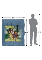 Warner Brothers Scooby Doo Officially Licensed Silky Touch Super Soft Throw Blanket 152 x 127 cm in White - thumbnail 5