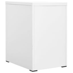 Berkfield Home Filing Cabinet White 46x62x72.5 cm Steel - thumbnail 3