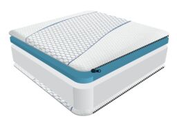 Sareer Furniture Limited Cool Blue Memory Foam Mattress in White - Size: Small Double - thumbnail 4