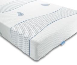Sareer Furniture Limited Cool Blue Memory Foam Mattress in White - Size: Small Double - thumbnail 1