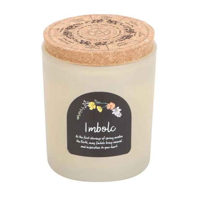 Something Different Wheel Of The Year Spiced Vanilla Candle in White - image 1