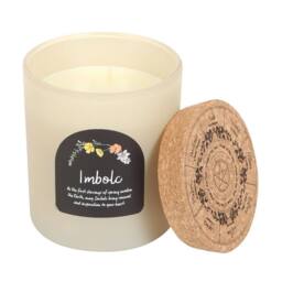 Something Different Wheel Of The Year Spiced Vanilla Candle in White - thumbnail 2