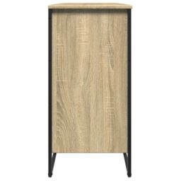 Berkfield Home Shoe Cabinet Sonoma Oak 80x38x78 cm Engineered Wood - Size: 80 x 38 x 78 cm - thumbnail 5